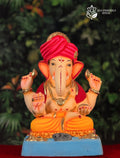 Padmasan with Pink Feta in Orange & Red (12 Inches)