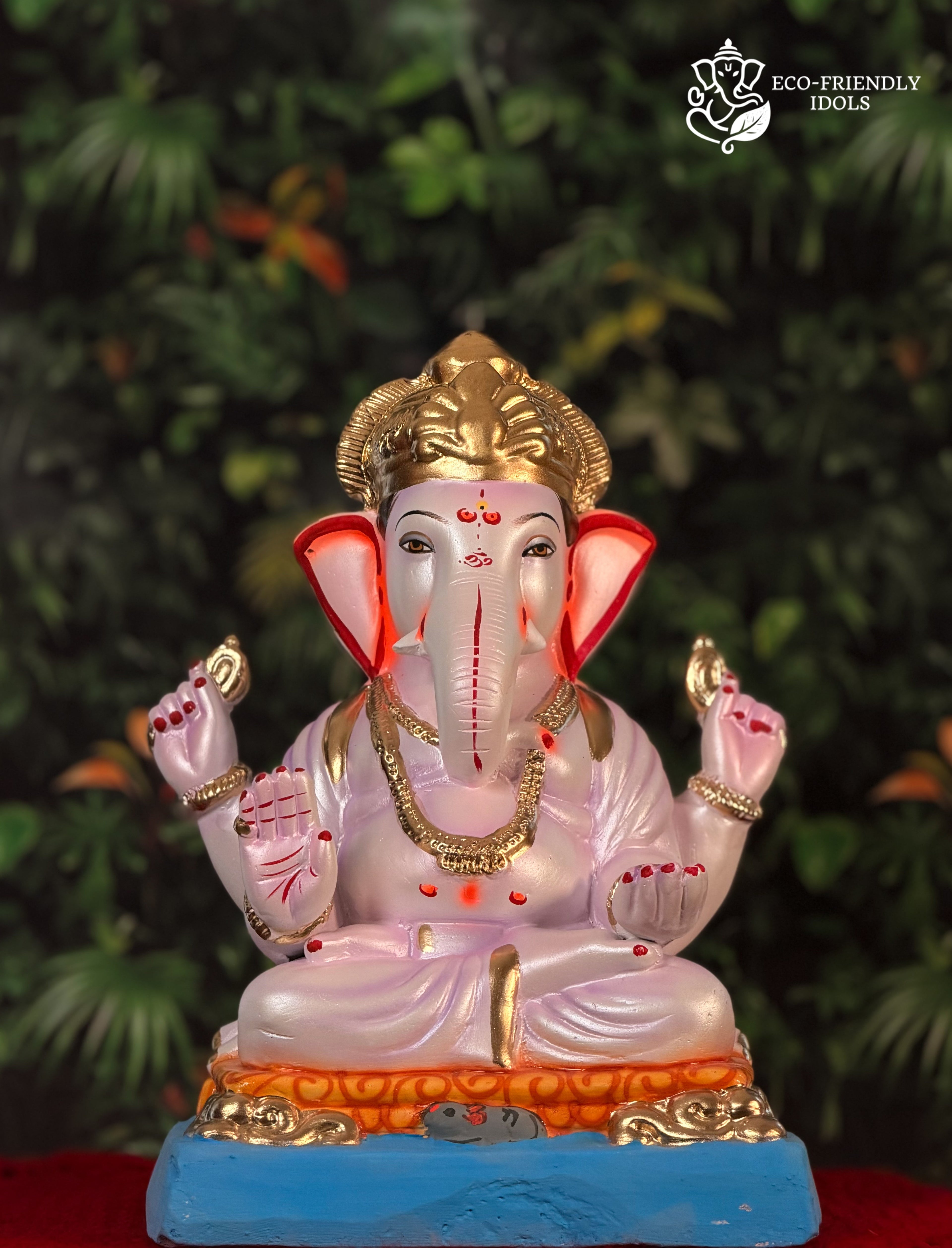 Padmasan in Pearl shade (14 Inches)