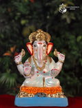 Padmasan in Blur Pearl (10 Inches)