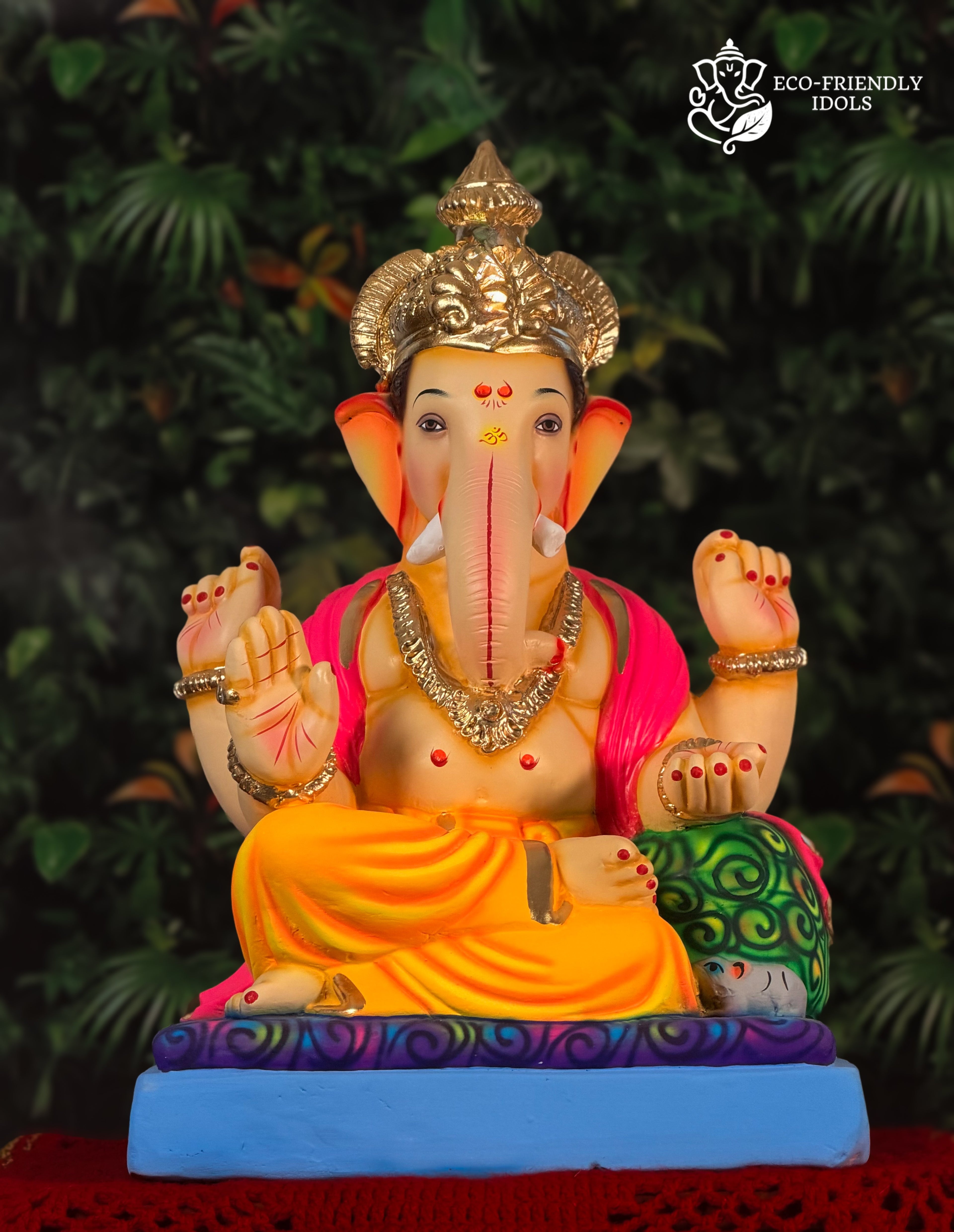 Load Shivrekar in Orange & Pink (18 Inches)