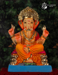 Nakshi in Orange & Red (18 Inches)