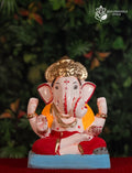 Dagdusheth in Red & Yellow (10 Inches)