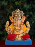 Dagdusheth in Red & Yellow (14 Inches)