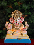 Pearl Yellow Dagdusheth (14 Inches)