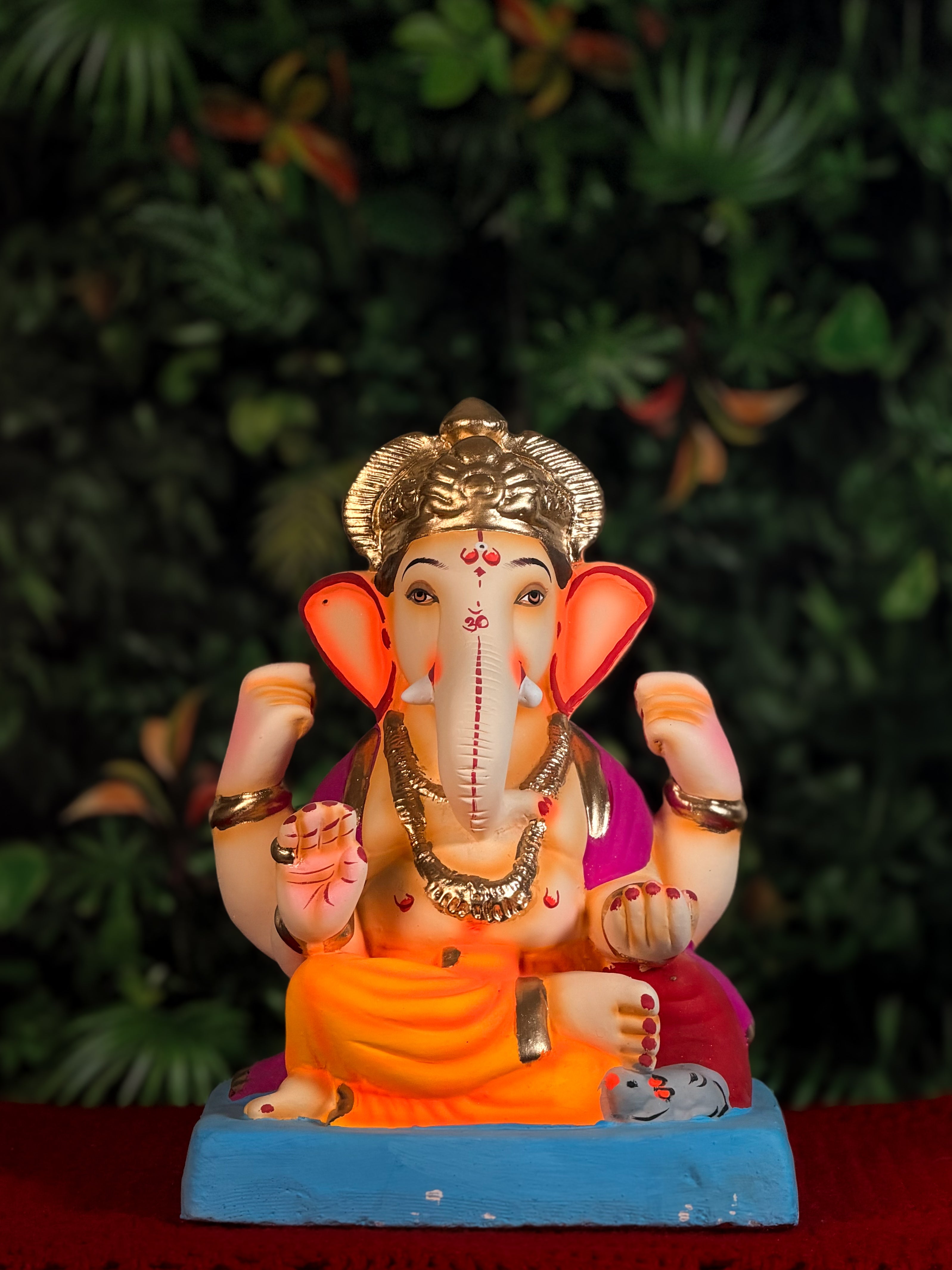 Load Shivrekar in Orange & Red (10 Inches)