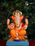 Nakshi in Orange & Red (14 Inches)